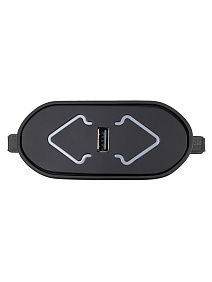 Пульт упр. встр. 2-х кн. с USB черн (3368, 5125, 5181, 5331)